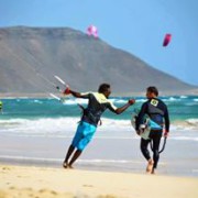kitesurfing kite beach